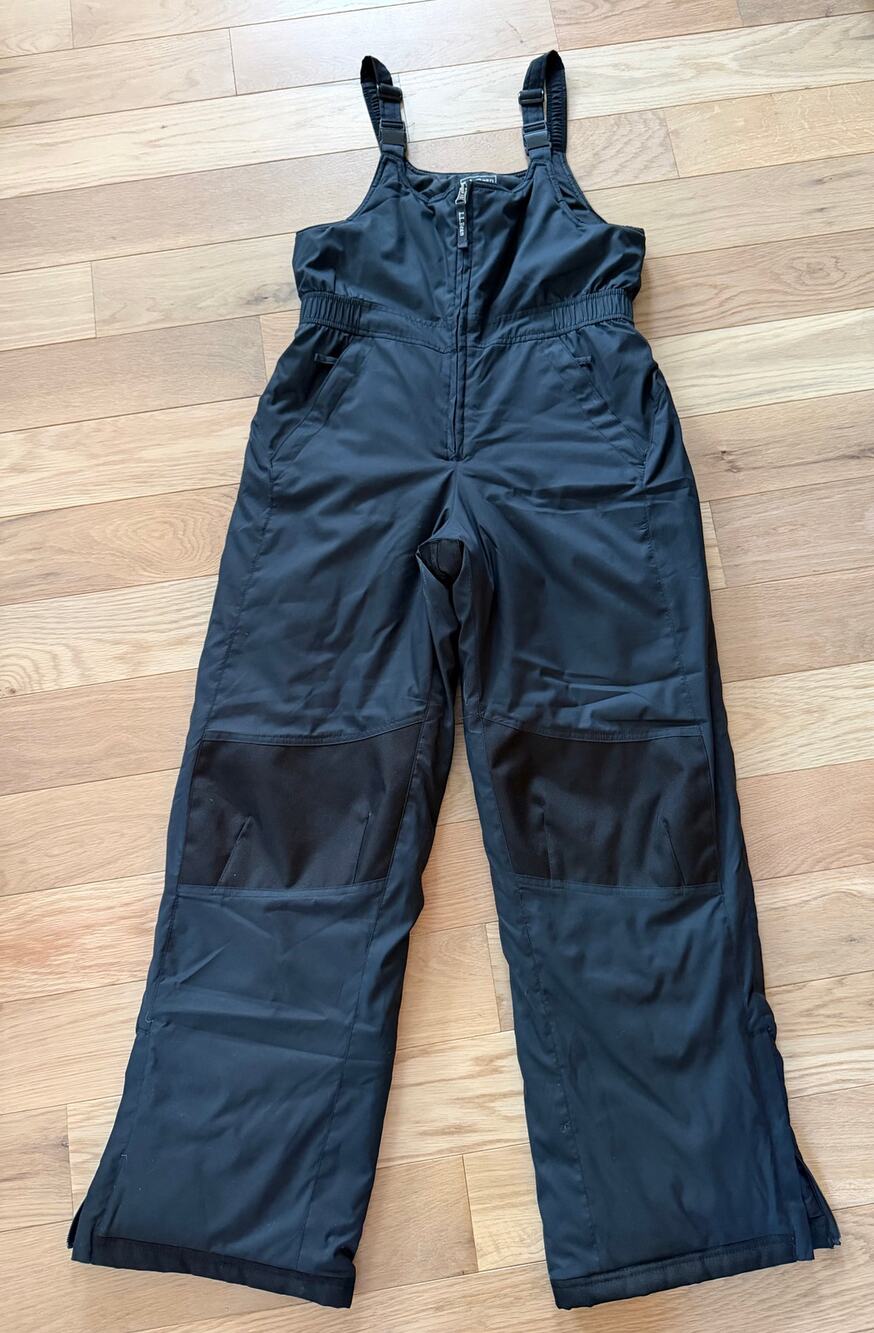 LL Bean Kids Snowsuit with Bib Size 14 Black